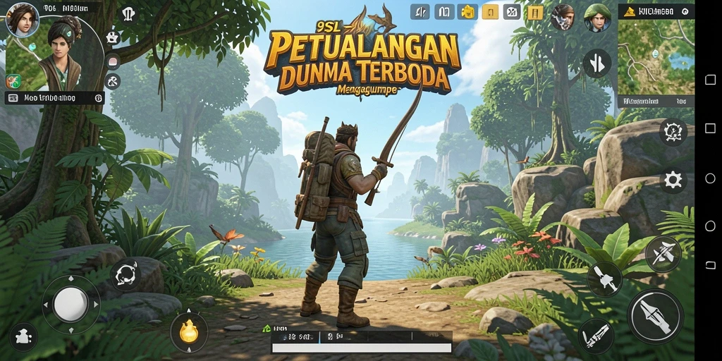 Gameplay Open World 9SL yang dinamis dan penuh petualangan.