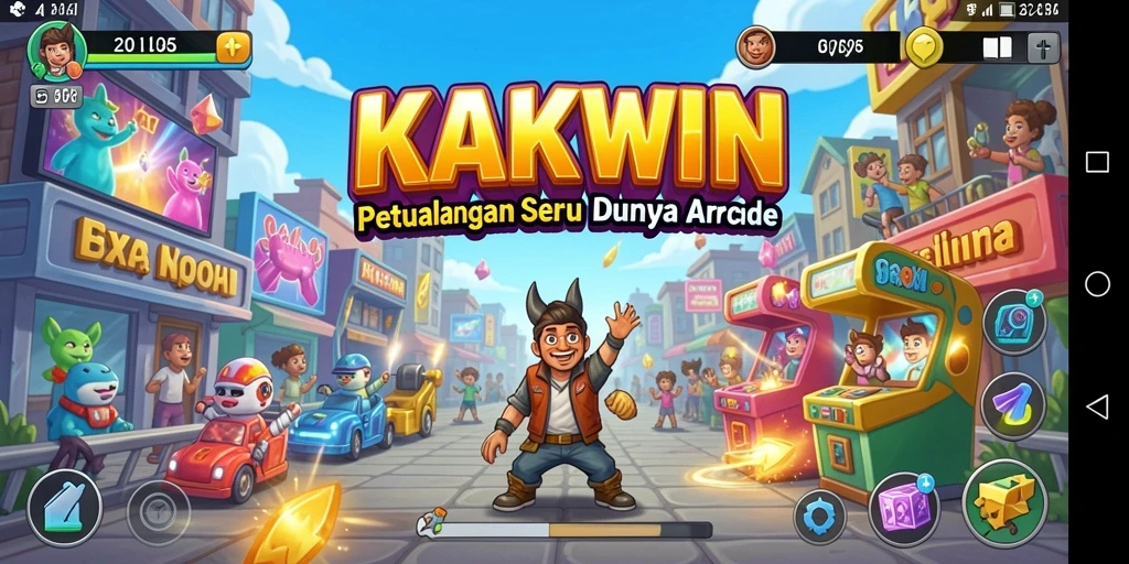 Screenshot gameplay KAKWIN yang menunjukkan tingkat keseruan dan tantangan.