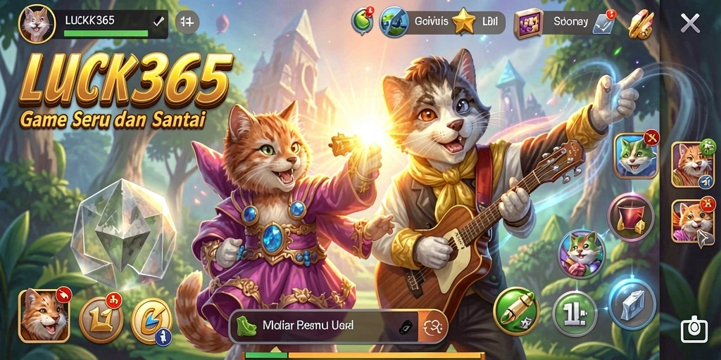 Tampilan gameplay LUCK365 yang seru dan interaktif.