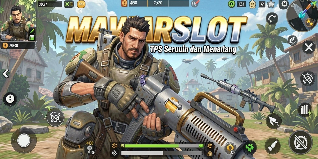 Tampilan gameplay seru dari MAWARSLOT dengan aksi TPS yang intens.