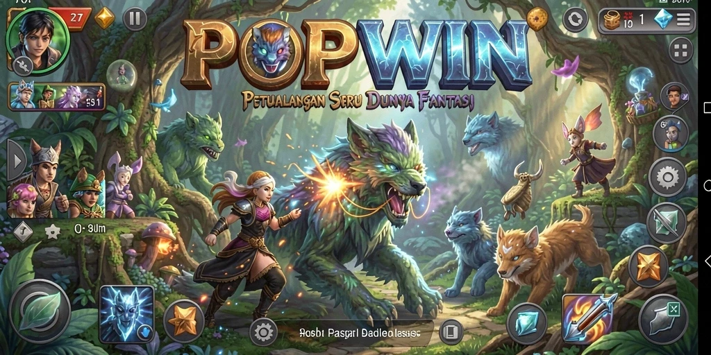 Tampilkan gameplay petualangan seru di POPWIN dengan grafis yang menawan.