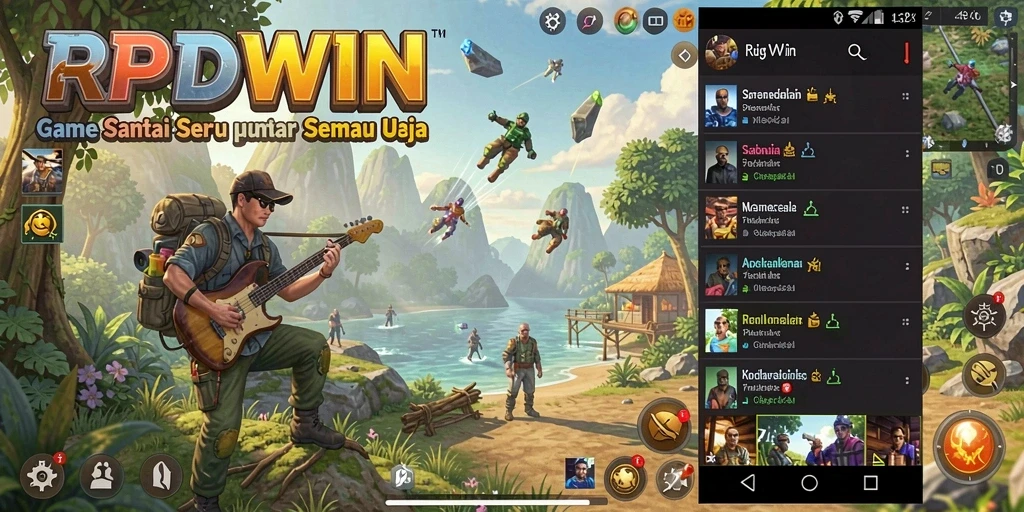 Tampilan gameplay RPIDWIN yang seru dan menarik.