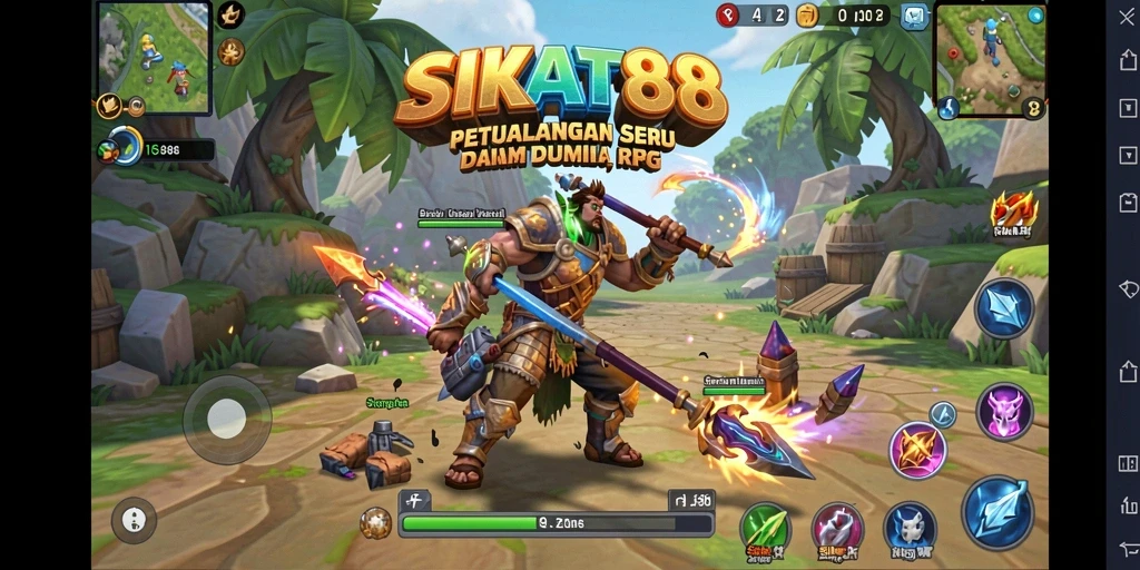 Tampilan menarik gameplay SIKAT88 yang mengasyikkan.