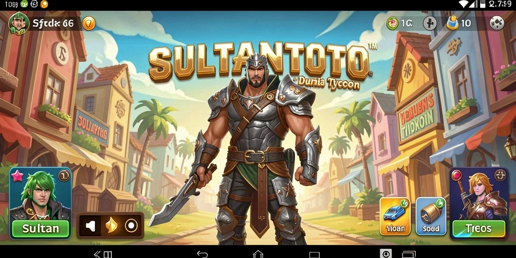 Tampilan gameplay menarik SULTANTOTO dengan fitur Tycoon.