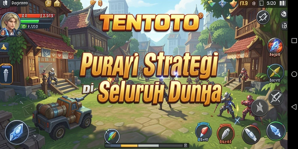 Tampilan gameplay dinamis yang menampilkan strategi mendebarkan.