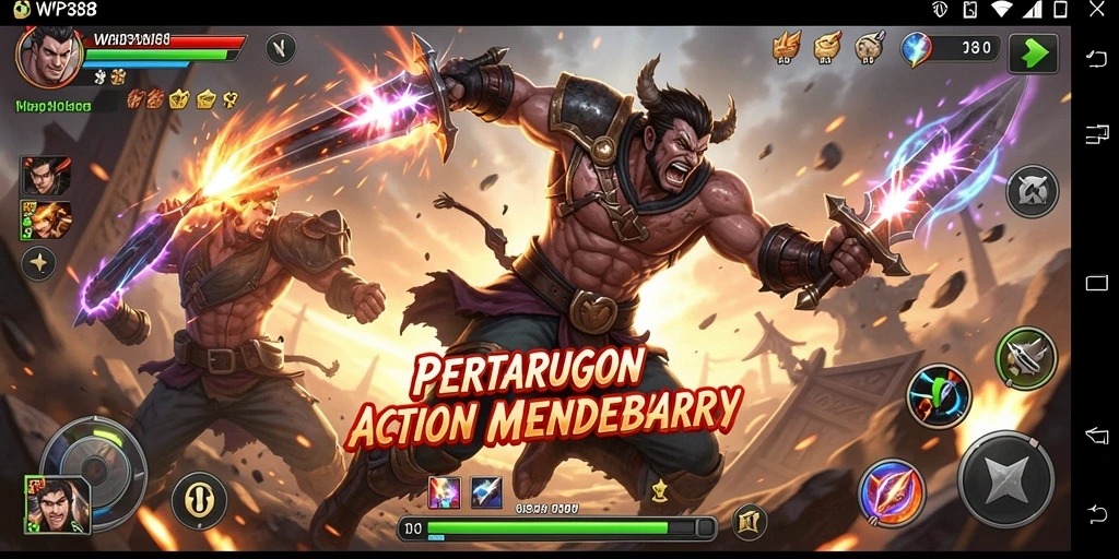 Tampilan menarik dari gameplay WP888 yang penuh aksi.